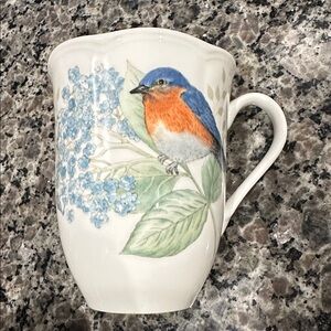LENOX Butterfly Meadow Flutter Eastern Bluebird Mug